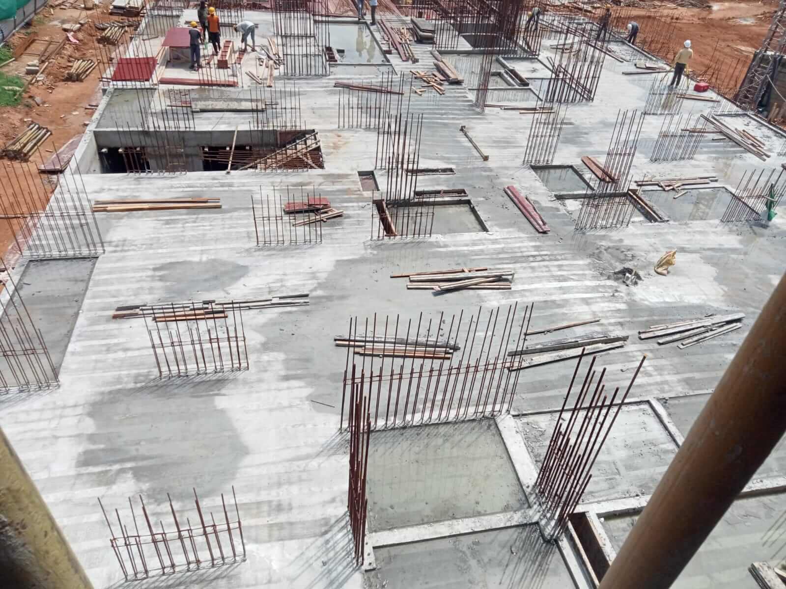 Tower 02 Wing A Basement Roof Slab Concreting View On 31.05.2026