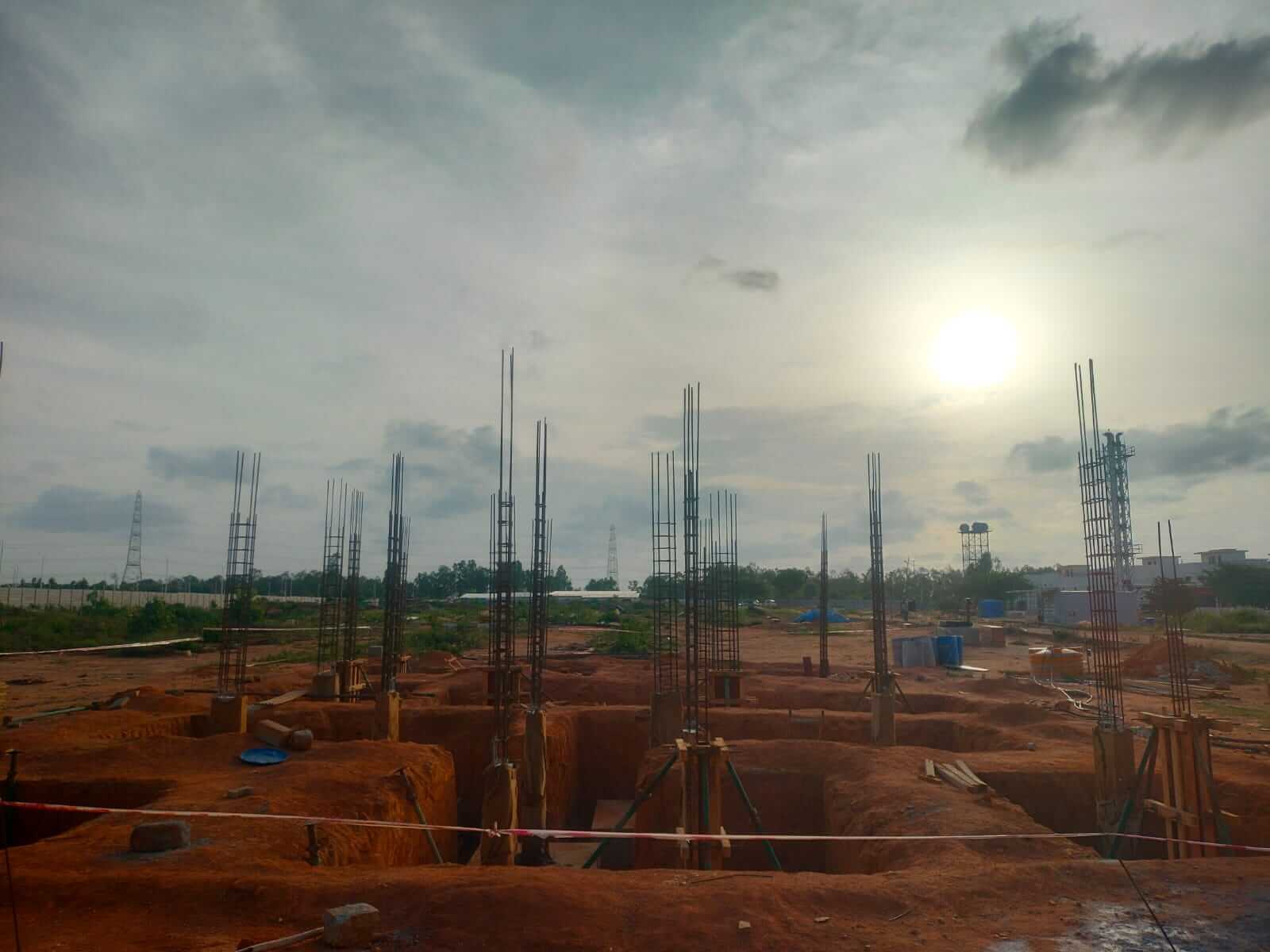 V 276 Below Plinth Column Completed