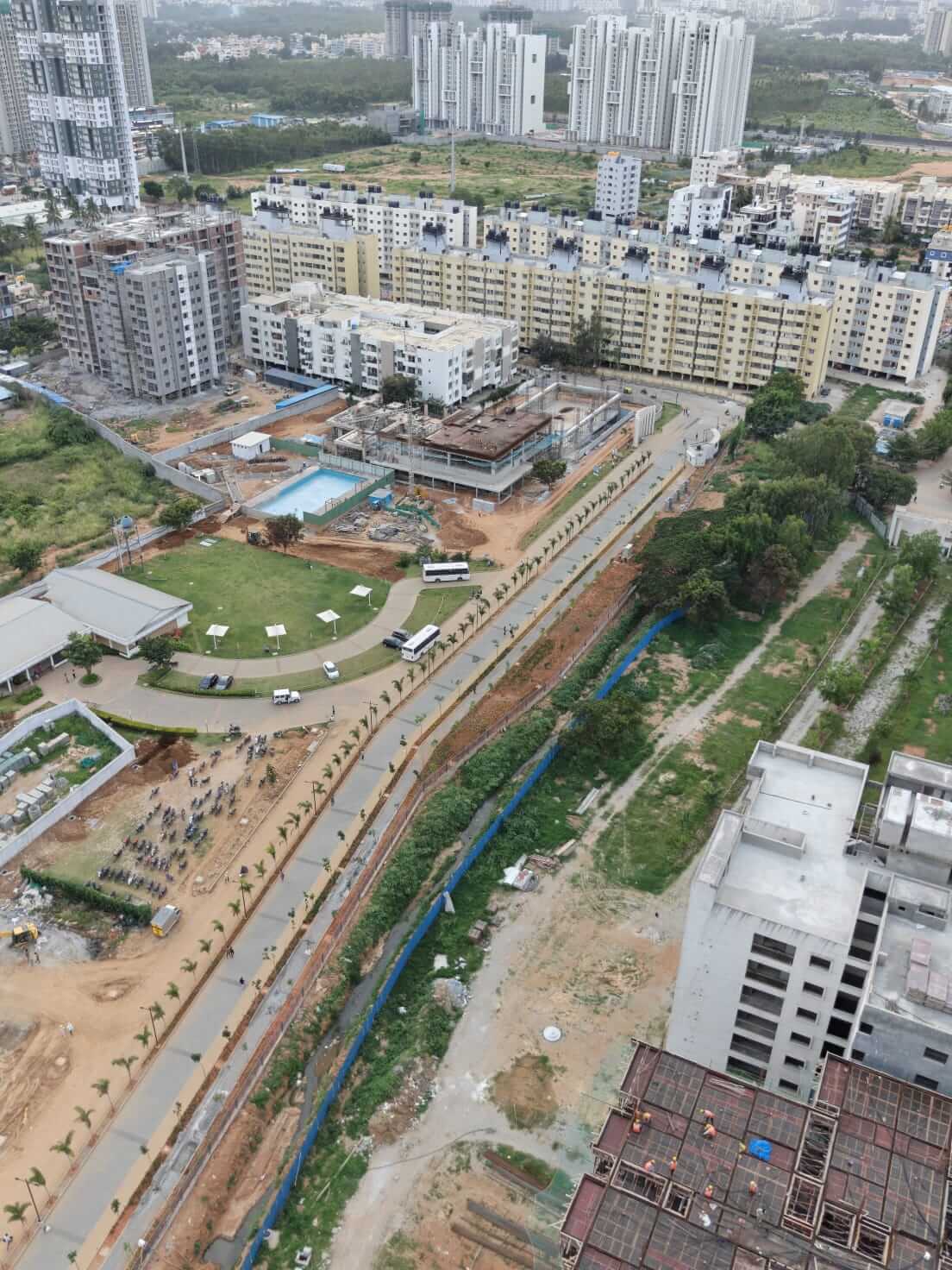 Aerial View Of Entrance