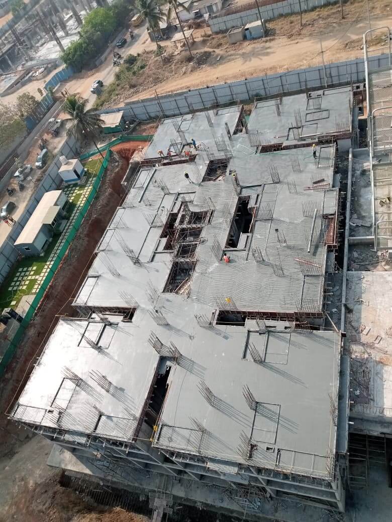 Wing A - 3rd Floor Concreting Completed