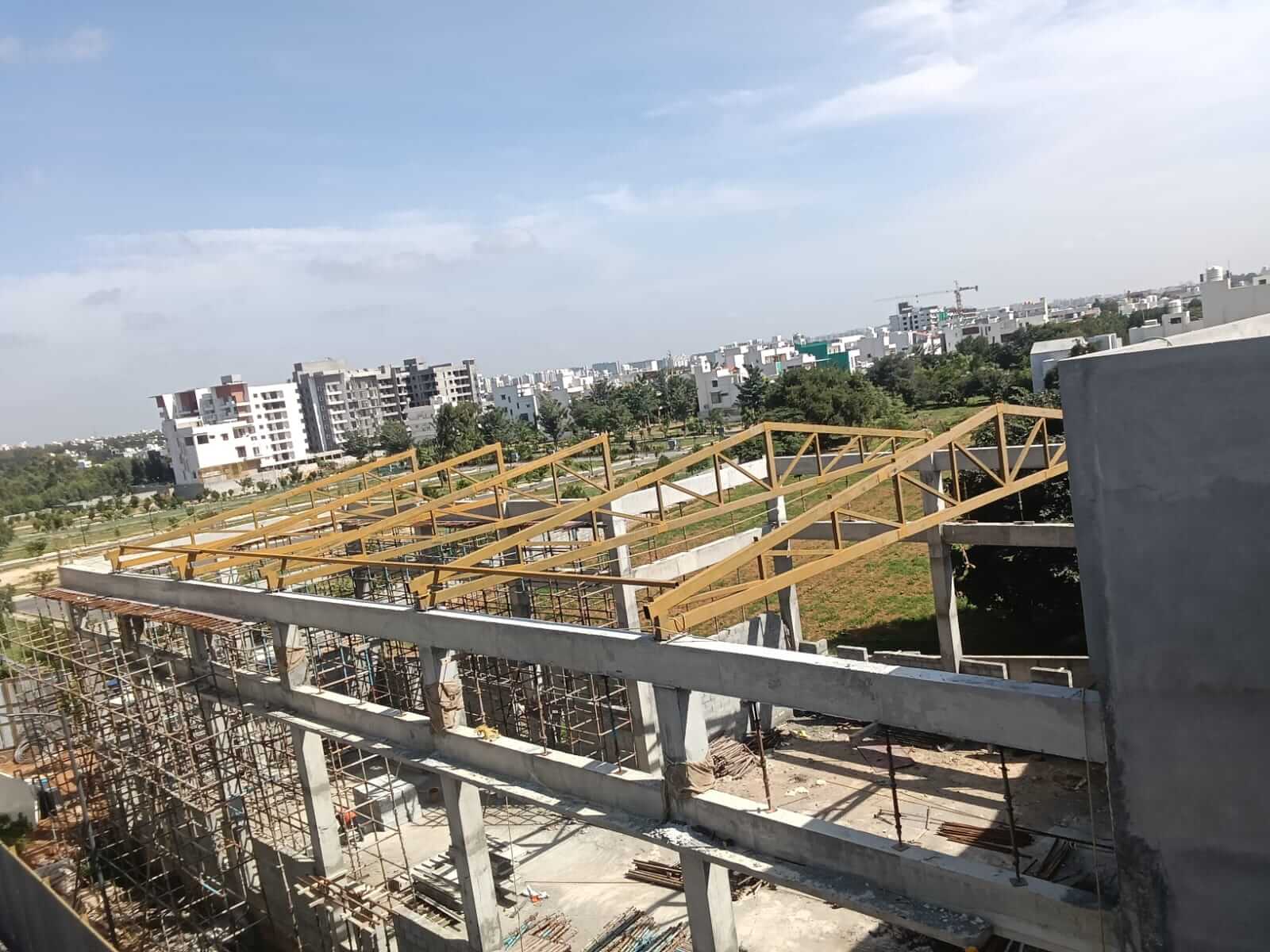 Club House Truss Work