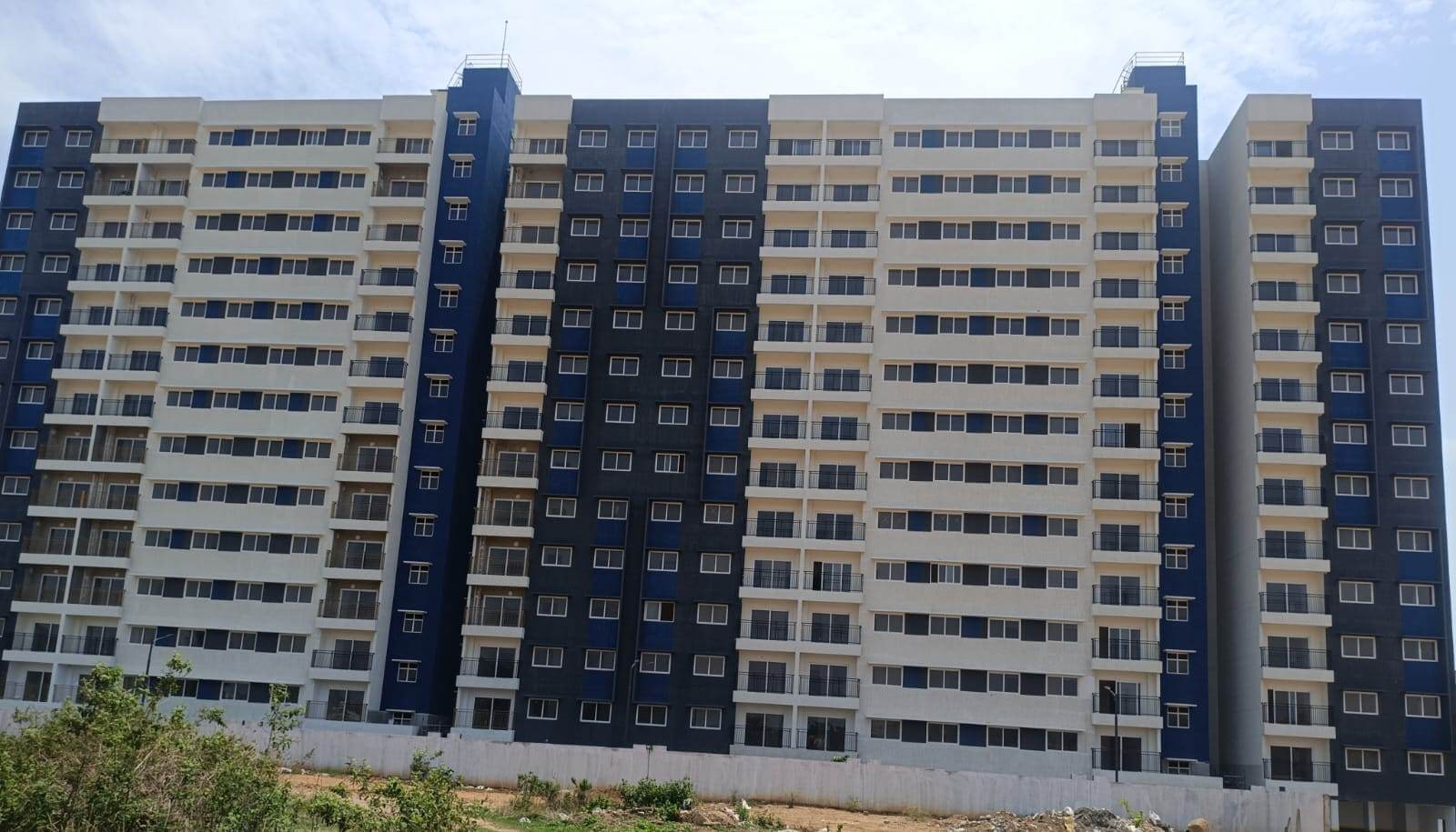 Block 01 South Elevation